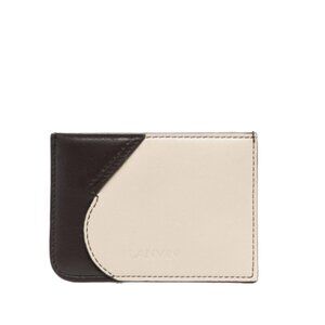 BNWT AW23 LANVIN TWO-TONE LEATHER CARDHOLDER